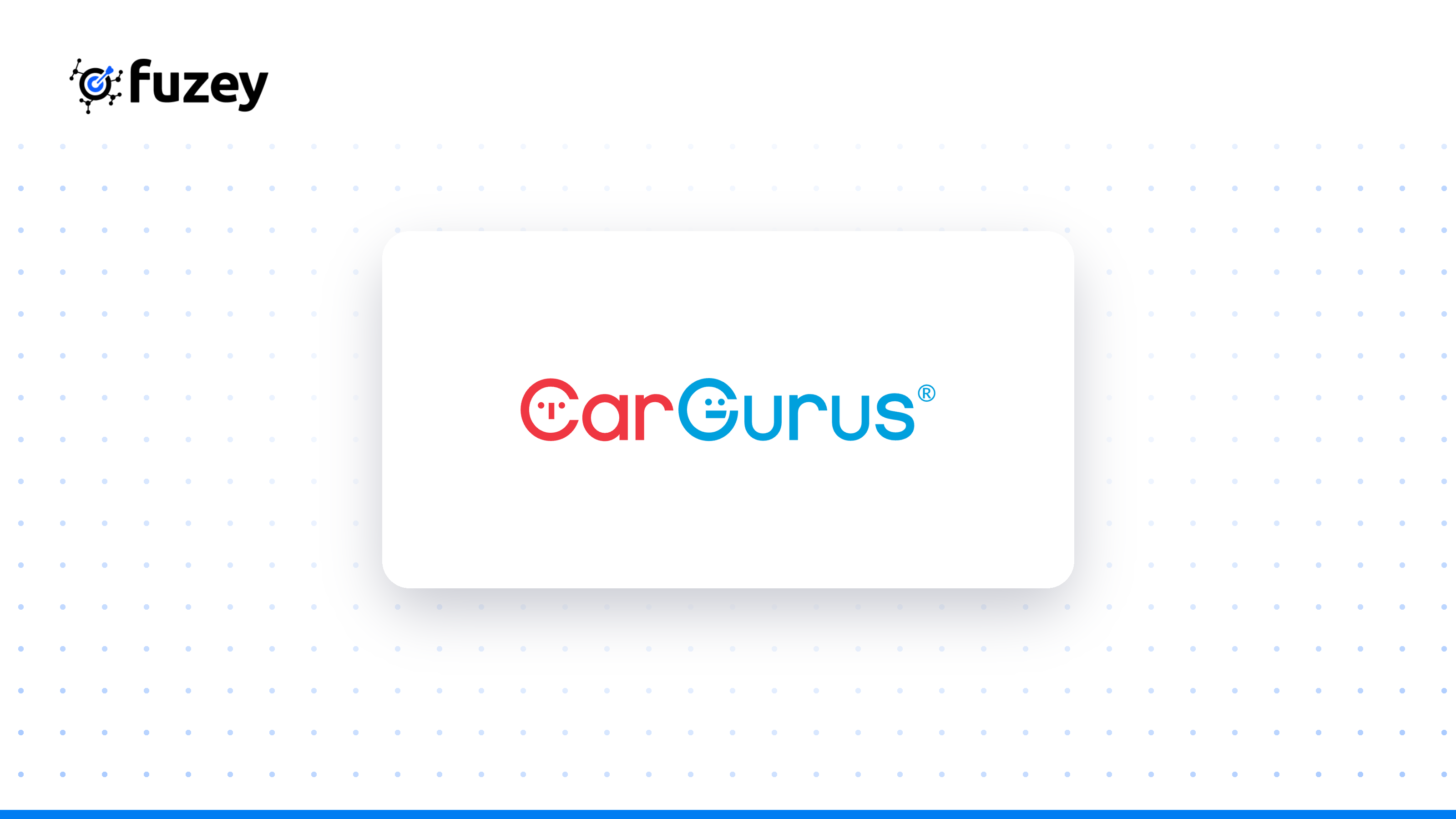 CarGurus lead integration with Fuzey on a brand panel