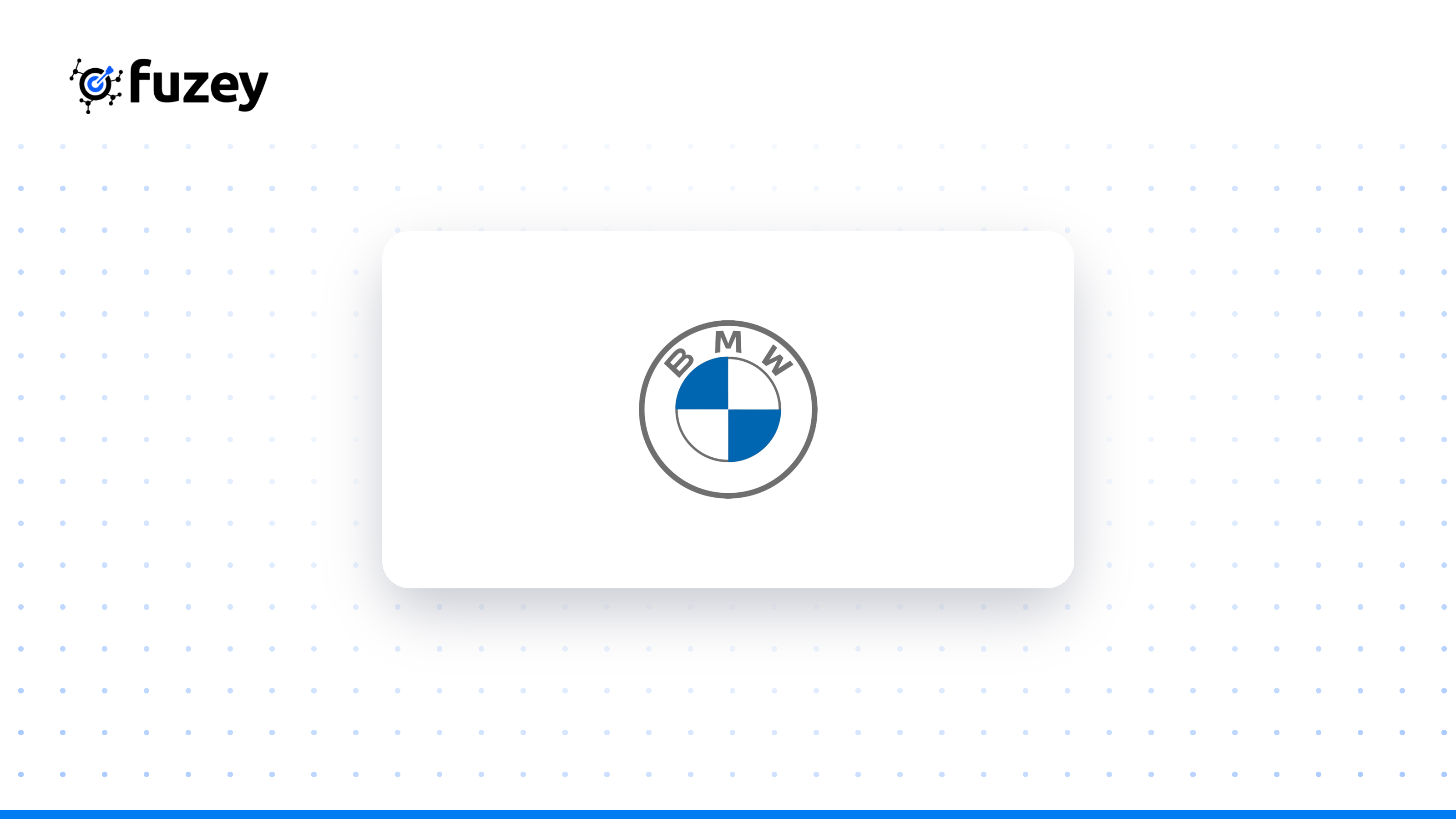 BMW AWP integration with Fuzey on a brand panel