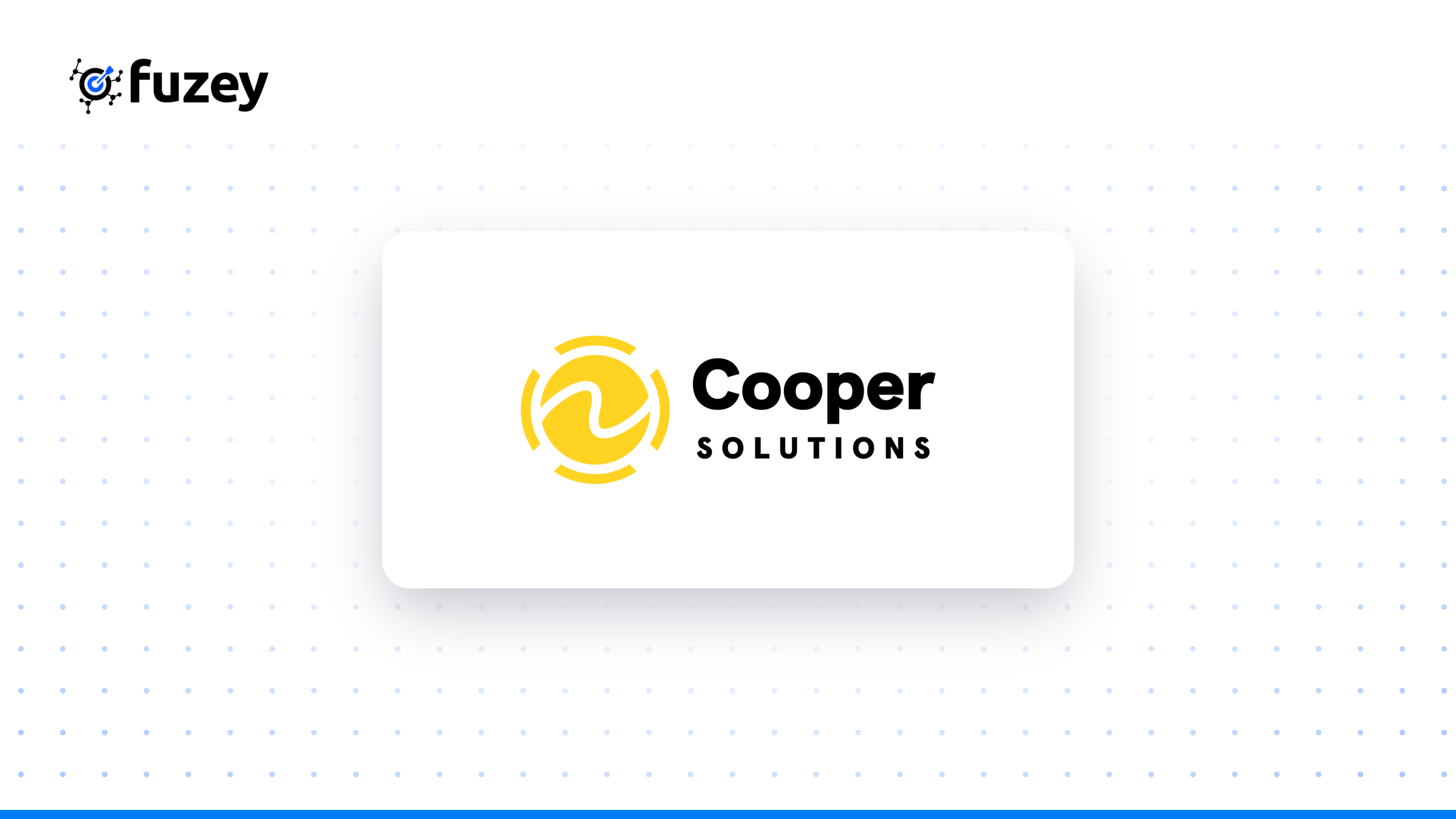 Cooper Solutions data integration with Fuzey on a brand panel