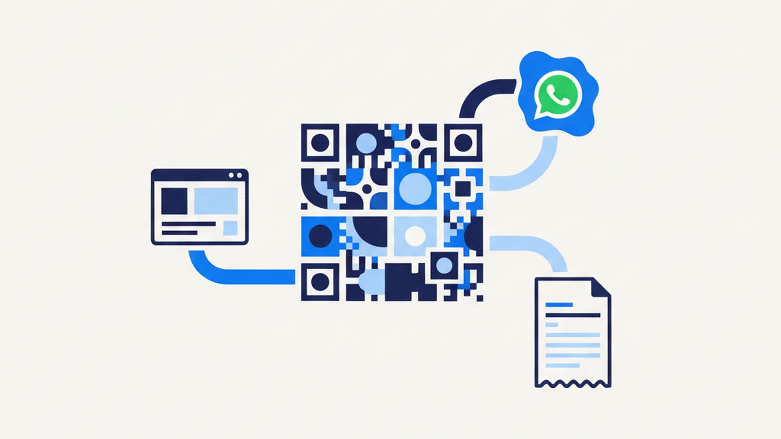 Abstract chat bubbles linking from web, print and dealership signage