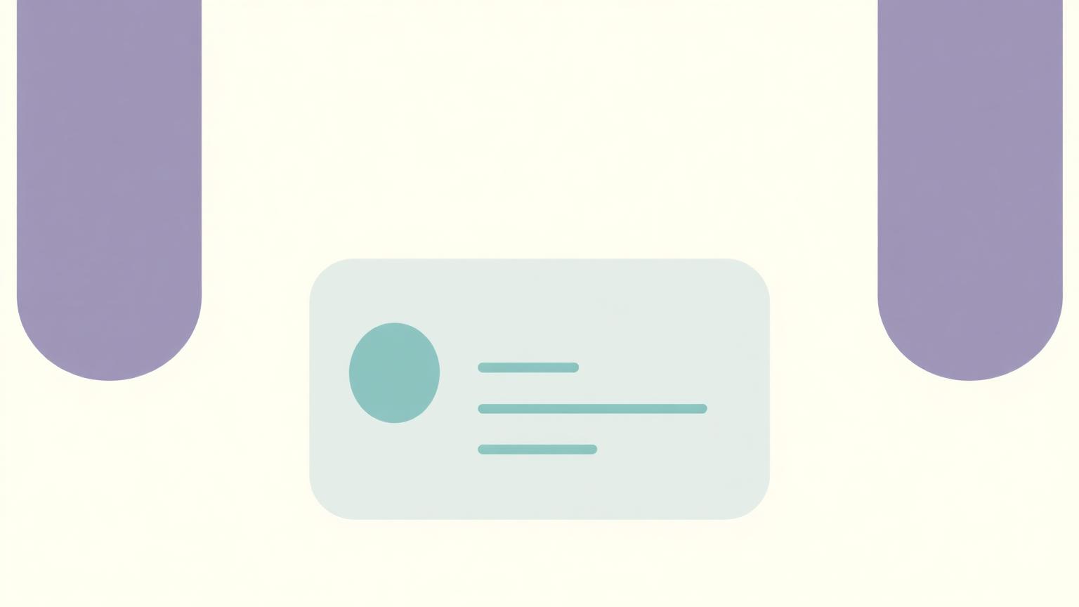 Abstract illustration of vendor cards being compared, one carrying a verified badge