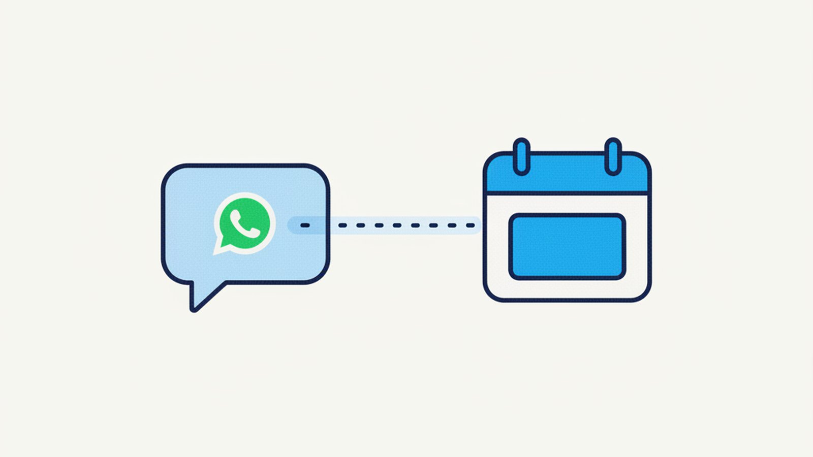 abstract chat bubbles flowing into workshop booking slots