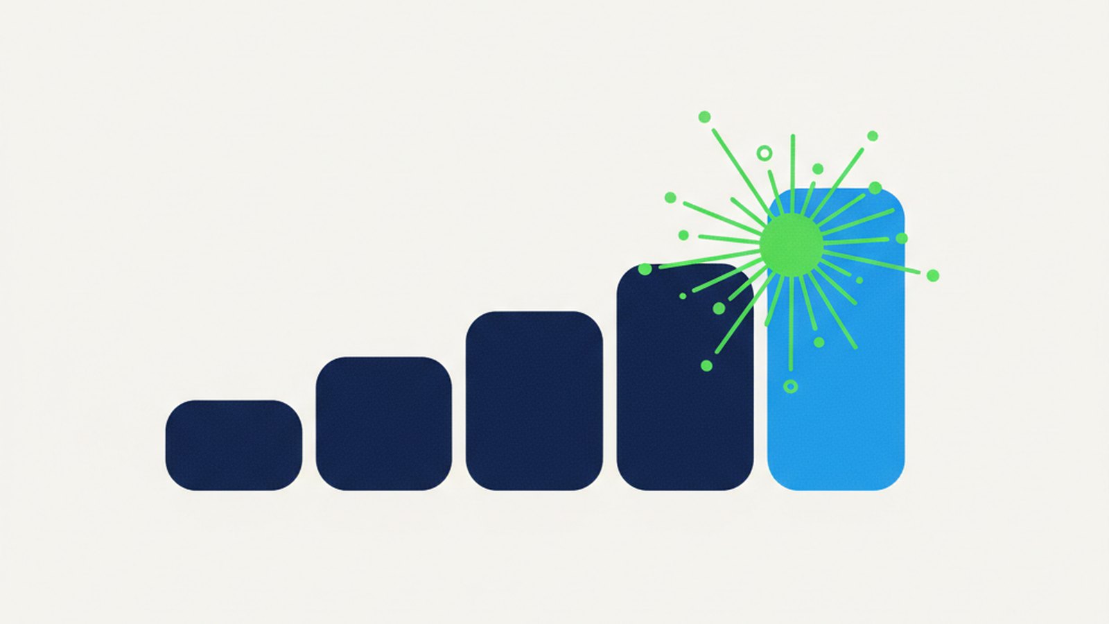 Abstract chat bubbles and calendar blocks around a car silhouette